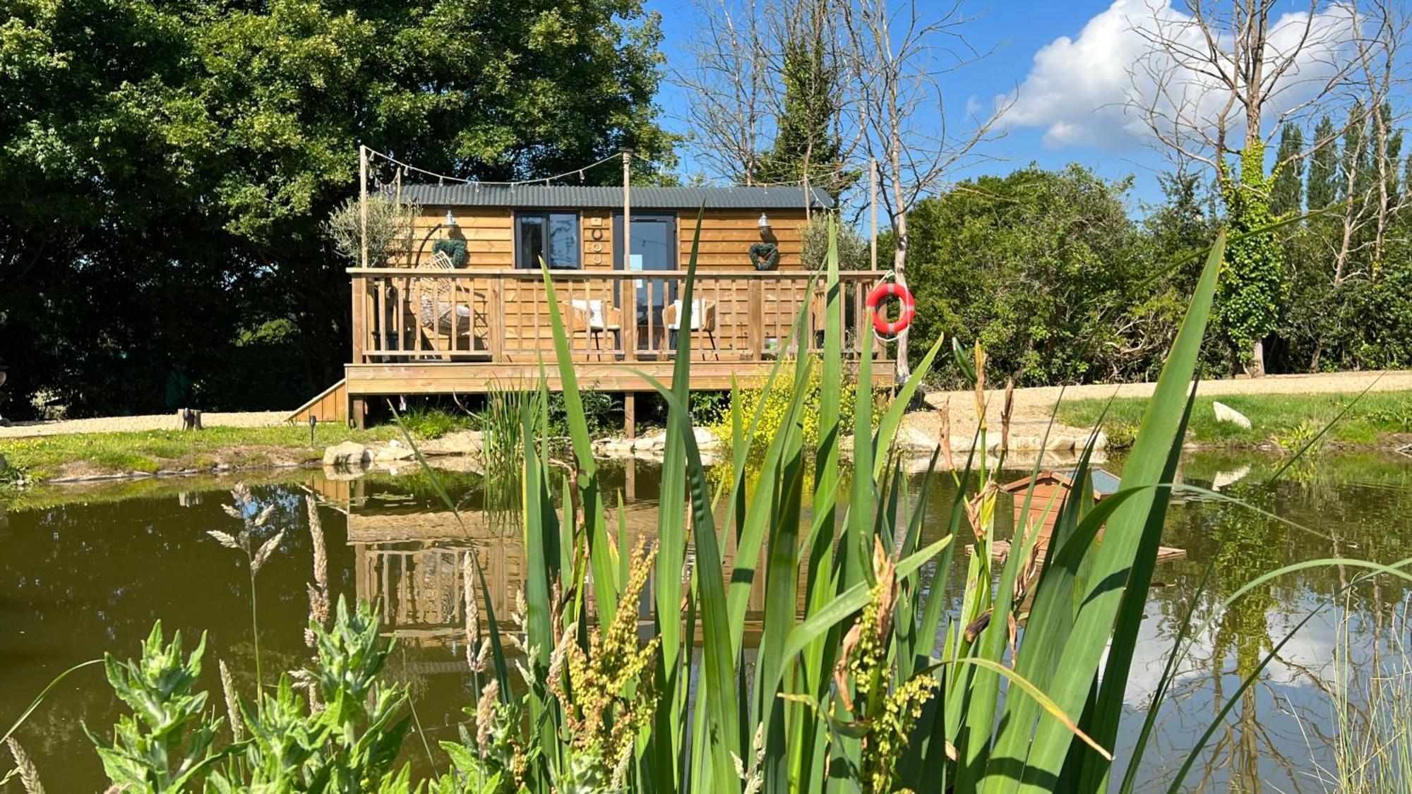 Rusty Duck Retreat Shepherds Hut Shedfield Esterno foto